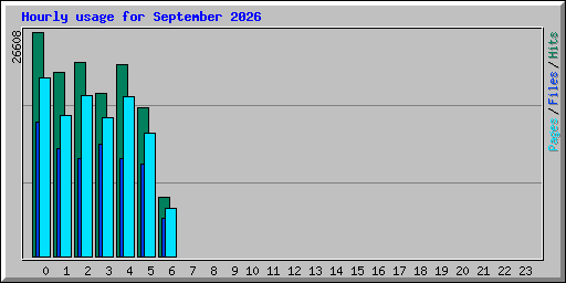 Hourly usage for September 2026